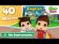 [NO INSTRUMENTS] Omar & Hana | 40 min Compilation of songs | Islamic cartoon