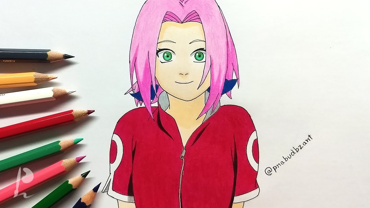 I made a Sakura Haruno drawing. Appreciate any advice you can give :  r/fanart