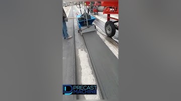 Demonstration video -Machine to produce precast concrete lightweight wall panel