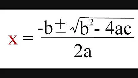 Quadratic Formula Song EQUATION