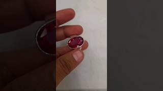 Celebrity Ruby Silver Ring 💍 Hack my Life  ❤️ #shorts Profile