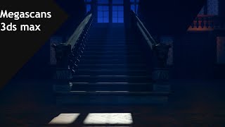 3ds max - Megascans  interior rendering tutorial part - 2