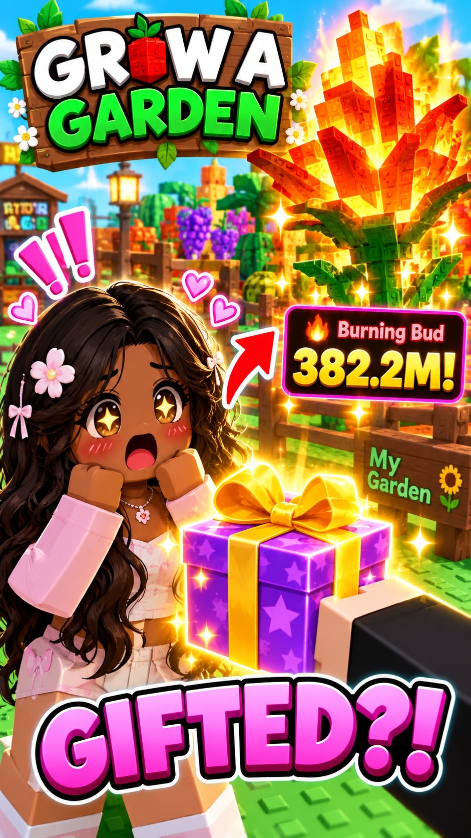 激レアプロモ The Orb A Huge Ever Growing... Someone Gifted Me This… Worth 382.2 MILLION?! 😳💰 | Grow a Garden