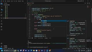 Day #10: (Rock, Paper, Scissors Game ) 100 Days of Code with Python