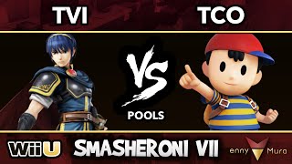 TVI (Marth, Falco) vs TCO (Ness) - Smasheroni VIII - Pools screenshot 3