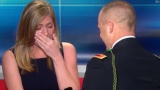 Watch: Soldier's surprise proposal live on HLN!