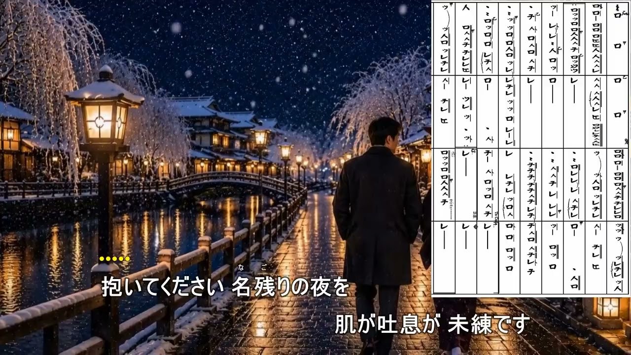夜の雪（1尺8寸5孔尺八のみ 練習用です） - YouTube