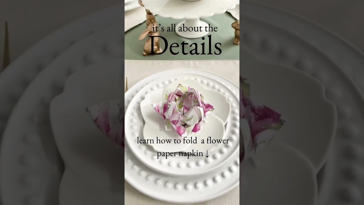 It's truly remarkable how even the tiniest nuances can dramatically enhance our table decor 