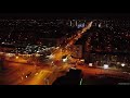 Ночной Харьков с высоты. Район метро «23 Августа». Снято в апреле 2021.