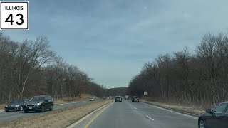 IL 43 north Tinley Park to Palos heights, IL 4k