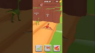 Dino Shifting Level 87 - Dinosaur Race Transformation #shorts #dinosaurgames #dinosaur