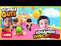 LIVE  - STUMBLE GUYS - JOGANDO COM OS INSCRITOS  AOVIVO