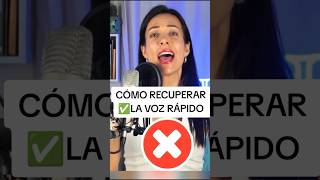 How to recover your voice in 10 minutes Remedies that work Natalia Bliss