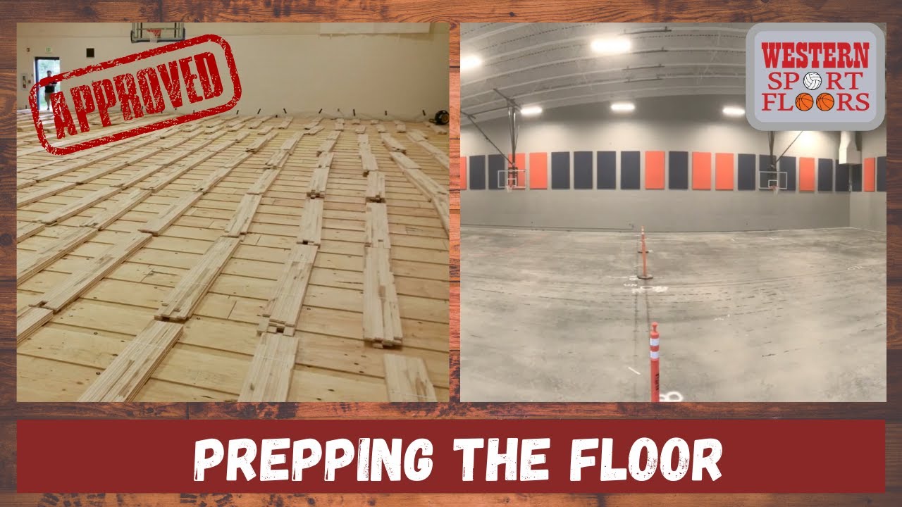 Preparing for the installation of a new gym floor YouTube