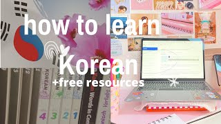 How to study Korean + free resources   #learnkoreanforabsolutebeginners #learnkorean #koreanlanguage