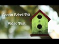 Canon EOS Rebel T4i DSLR Camera Reviews (Video Testing)