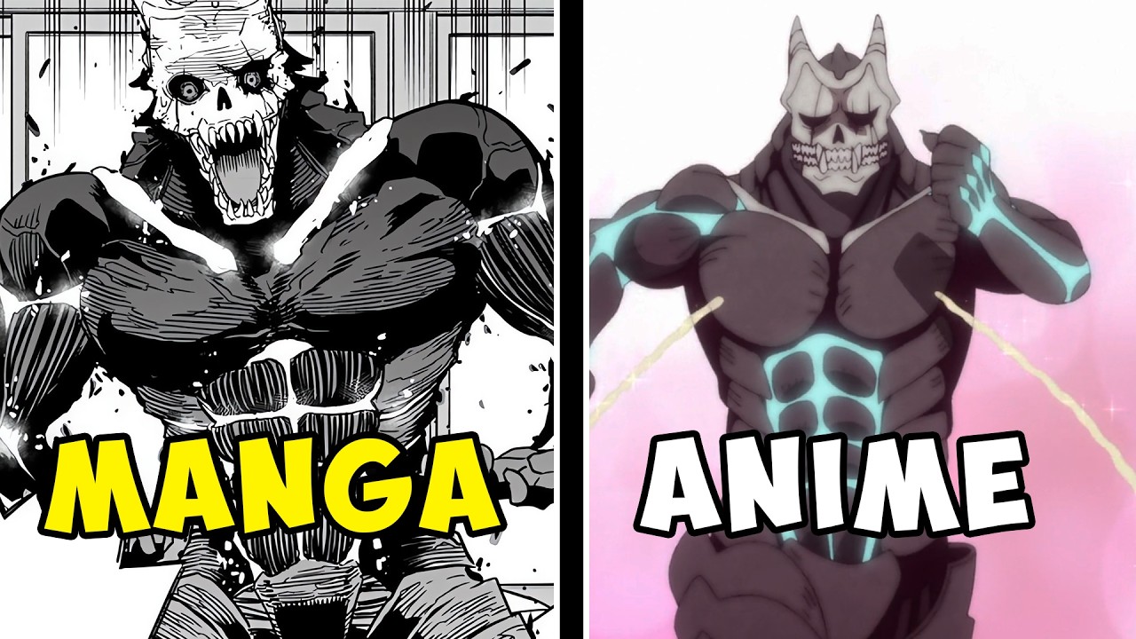 Kaiju no. 8 - Anime vs Manga