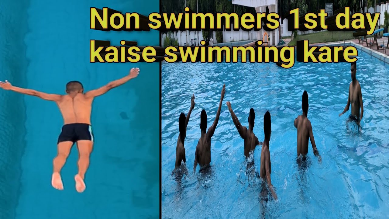 Learn How To Swimming in hindi!! First day of swimming pool!!swimming