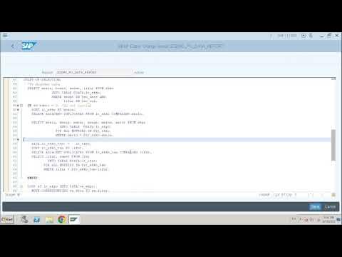 SAP ABAP SELECT using FOR ALL ENTRIES Part 2 - YouTube