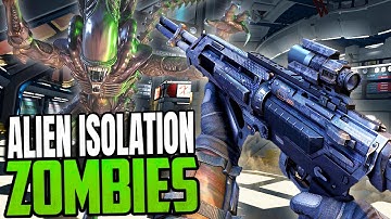 This CAMPAIGN style CUSTOM ZOMBIES map is INSANE!! (Alien Isolation)