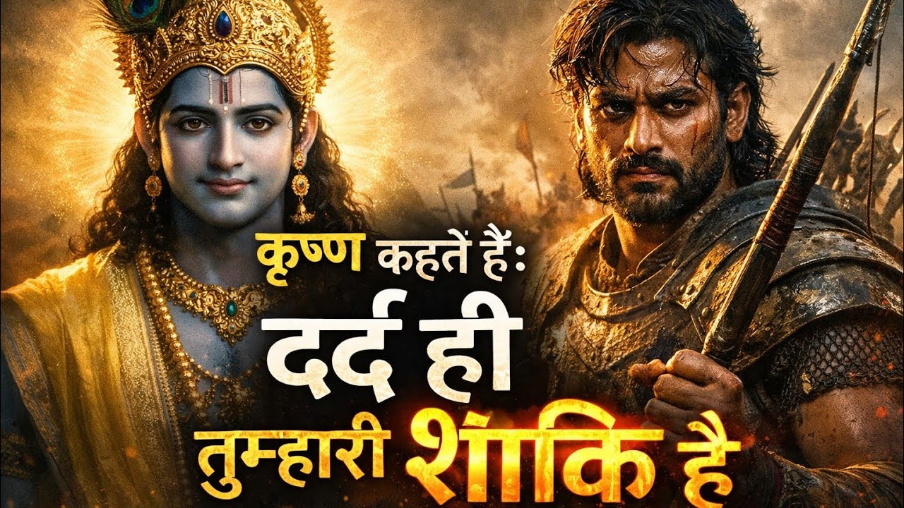 यह वीडियो तभी देखो जब ज़िंदगी बहुत दर्द दे रही हो | कृष्ण कहते हैं अगर आज दर्द है, तो तुम चुने गए हो