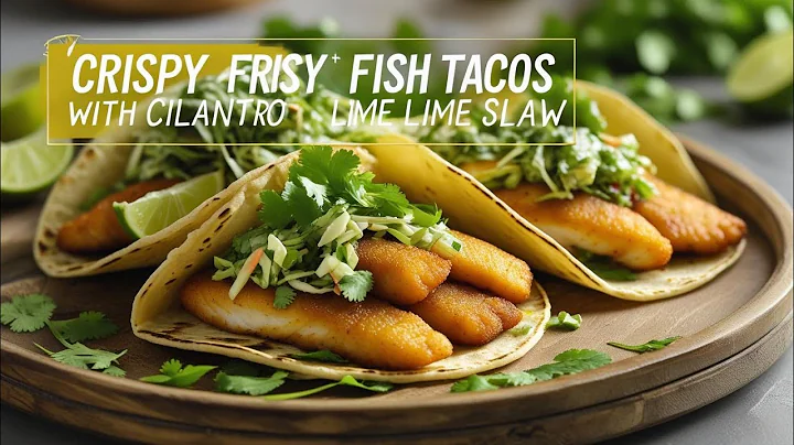 Crispy Fish Tacos with Cilantro Lime Slaw