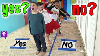 Yes No Challenge! Don't Cross the LINE on HobbyFamilyTV by HobbyFamilyTV 209,807 views 4 months ago 3 minutes, 54 seconds