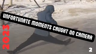 Unfortunate moments caught on camera Funny mishaps Bizarre footage Absurd situations part2