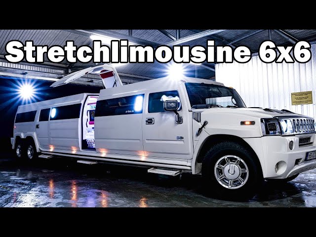 Hummer H2 Stretchlimousine 6x6 - YouTube