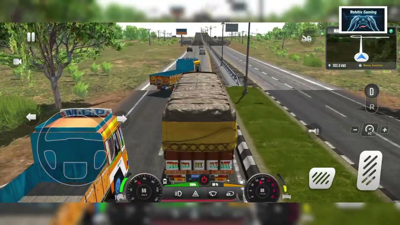 Drive bikaner to Kota Bricks 🧱 factory !! TRUCK MASTER SIMULATOR !! 💆💯
