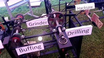 MULTI PURPOSE MACHINE(Drilling,cutting,grinding,buffing,hacksaw)