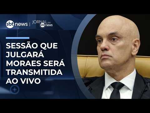 STF confirms live broadcast of Moraes trial on Tuesday (15) | #SBTNewsJournal