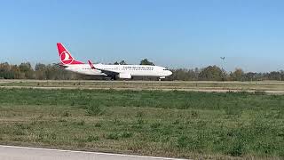 B737-800 Turkish Airlines Decolla