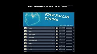 Petty Drums For Kontakt & Wav Demo