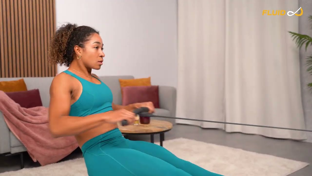 TUNTURI Fluid Rower Neon Plus Black