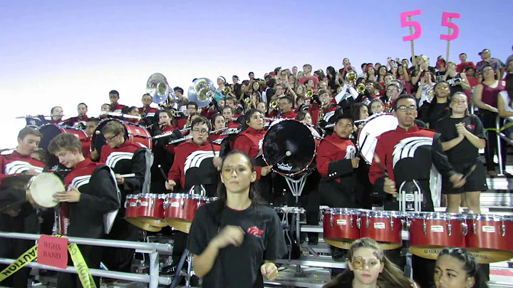 Red Wolf Regiment WGHS vs. SHS 2014 - Stands "Right Above It" 1