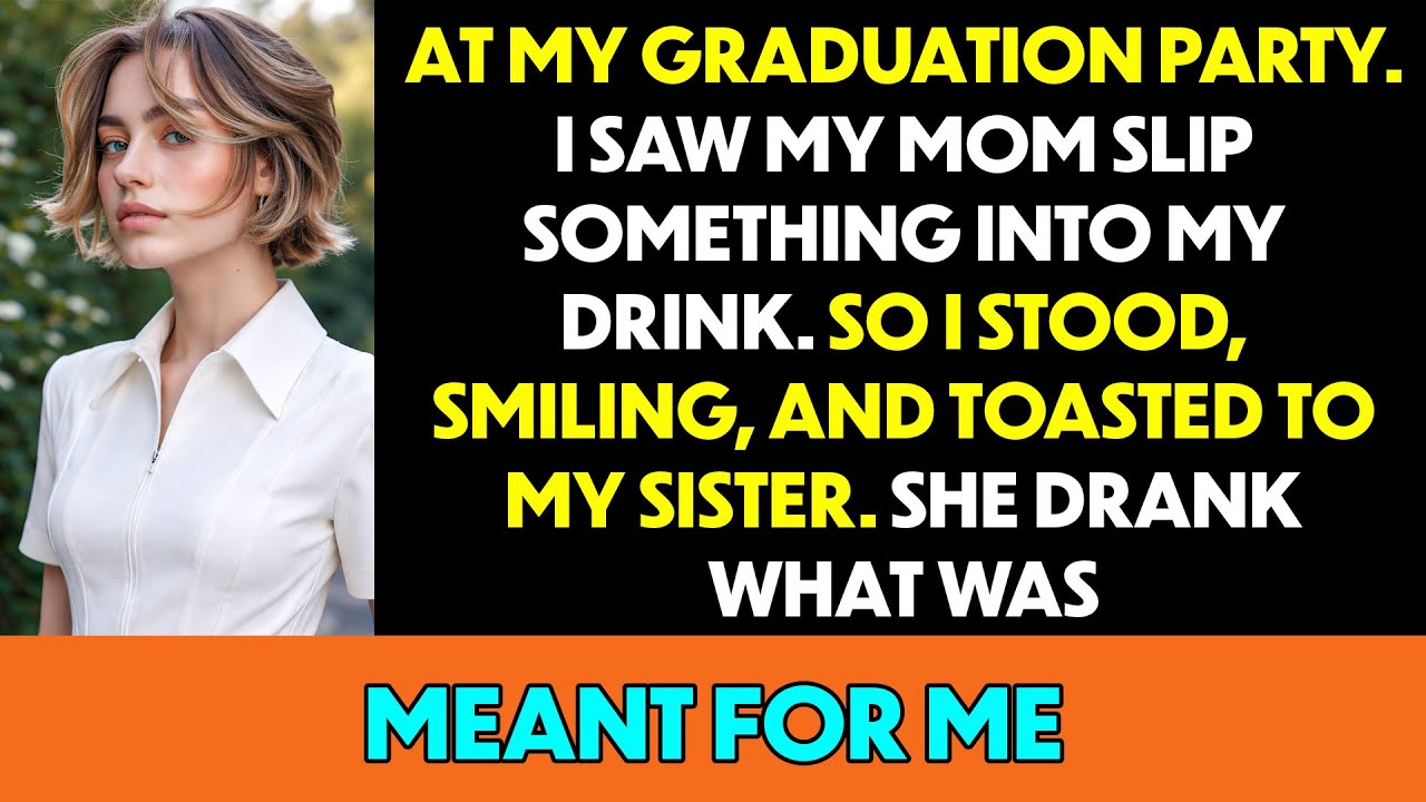 At My Graduation Party, I Saw My Mom Slip Something Into My Drink. So I Stood, Smiling, And