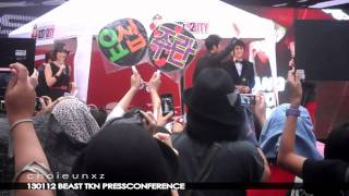 130112 BEAST TKN PRESSCONFERENCE Part.1(c.Choieuxz)