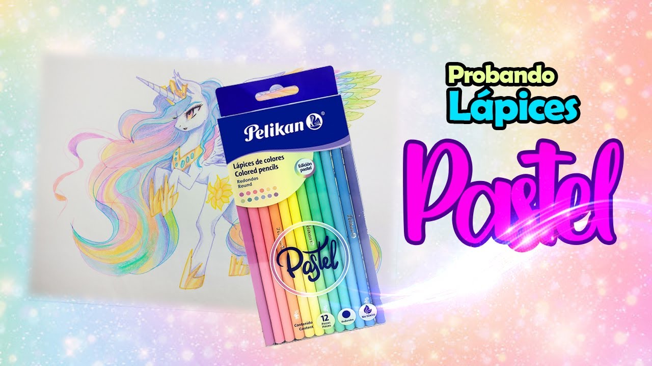 Probé lápices de COLORES PASTEL PELIKAN y el resultado fue mágico!! |  ArtGio - YouTube