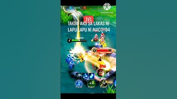 1V1 LAPU LAPU VS BADANG. #viral #mobilelegends #shortsvideo #mlbb