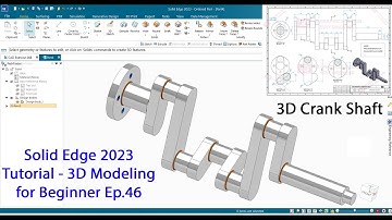 Solid Edge 2023 tutorial - 3D Modeling for Beginner Ep.46