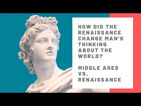 Hvordan endret renessansen menneskets tenkning om verden? Middelalder vs renessanse