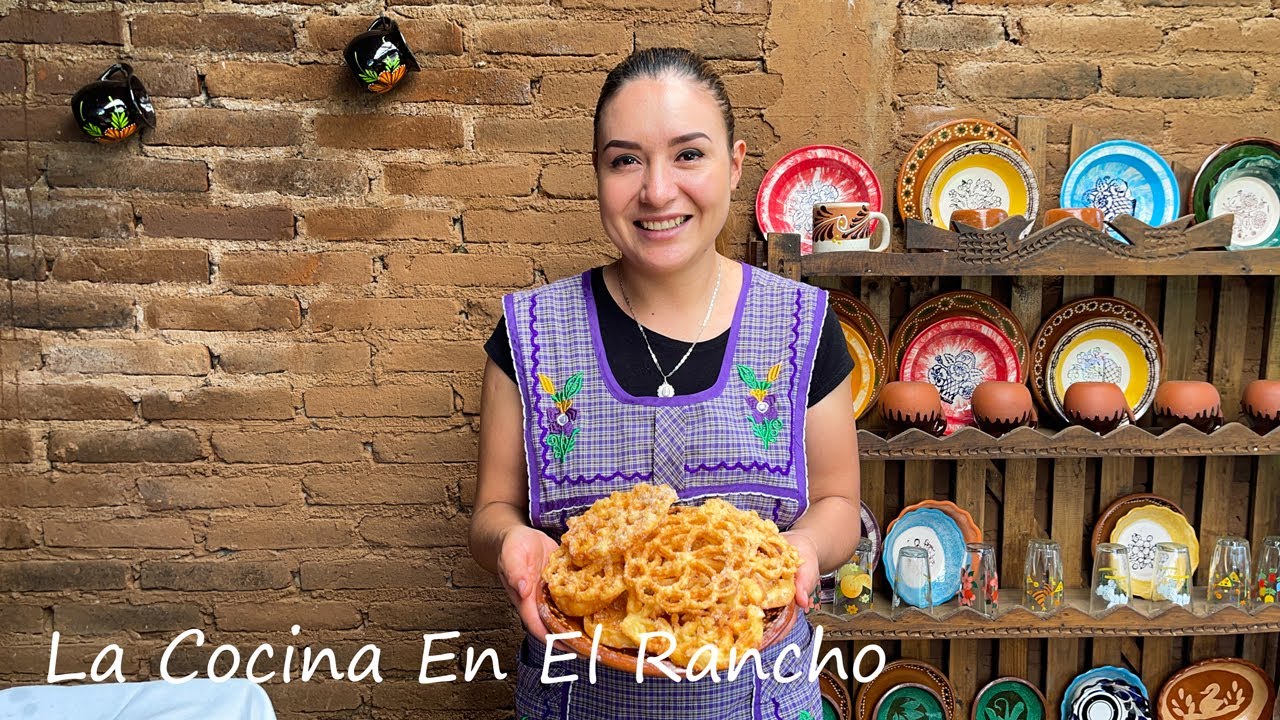 Postre Muy Mexicano 🇲🇽🥰 Buñuelos de Viento La Cocina En El Rancho