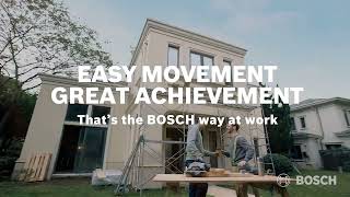 Go Smoother - Bosch 18V professional cordless power tools.