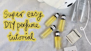 how to make your own perfume ⭐ (SUPER EASY)