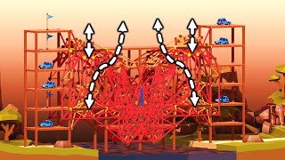 Beating an UNSOLVED Level! | Poly Bridge 2 Challenges