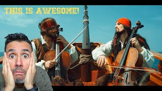 2CELLOS - Pirates Of The Caribbean (REACTION) First Time Hearing It