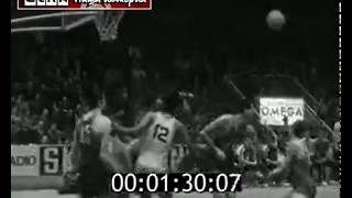 1969 Real (Madrid) - CSKA (Moscow, USSR) 99-103 Men Basketball Champions Cup, final, review 1