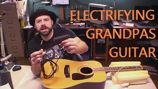 12 String Acoustic Pickup install.