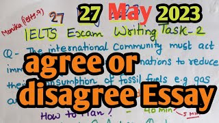 agree or disagree task 2 | how to write agree or disagree essay | Agree or Disagree essay | IELTS-9